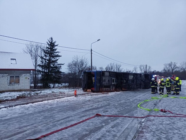 В Польше перевернулся автобус с украинцами, пострадали 20 человек