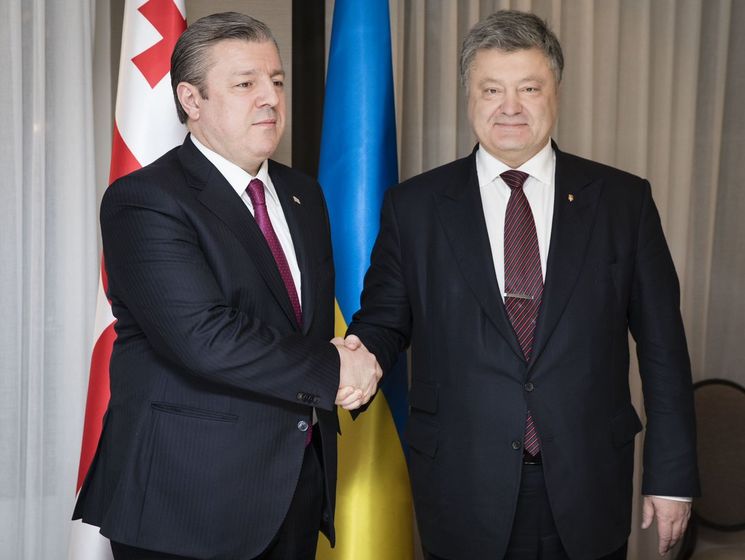 Порошенко и премьер Грузии скоординировали позиции по вопросу безвизового режима с Европой