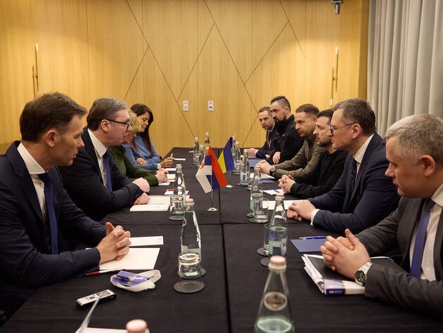 Зеленський у Тирані провів зустріч із Вучичем, говорив про участь Сербії в реалізації української формули миру