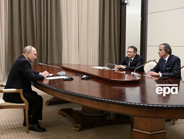 Глава МАГАТЭ встретился с Путиным, говорили о ситуации на ЗАЭС