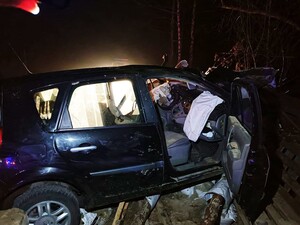 На неработающем блокпосту в Черниговской области произошла авария, водитель погиб