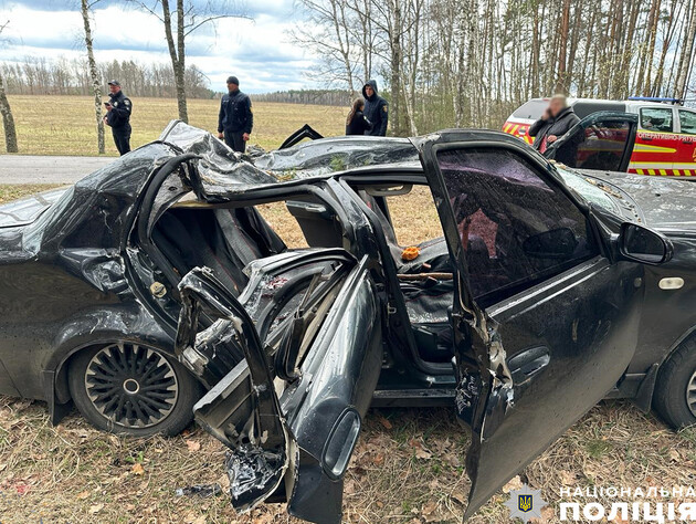В Черниговской области на автомобиль упало дерево, есть погибшие и пострадавшие – полиция