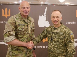 Сырский встретился с новым командующим обороны Дании, обсудили актуальные потребности ВСУ