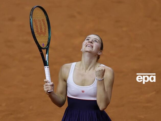 Українка Костюк перемогла чемпіонку Wimbledon і вдруге в сезоні вийшла у фінал турніру WTA. Відео
