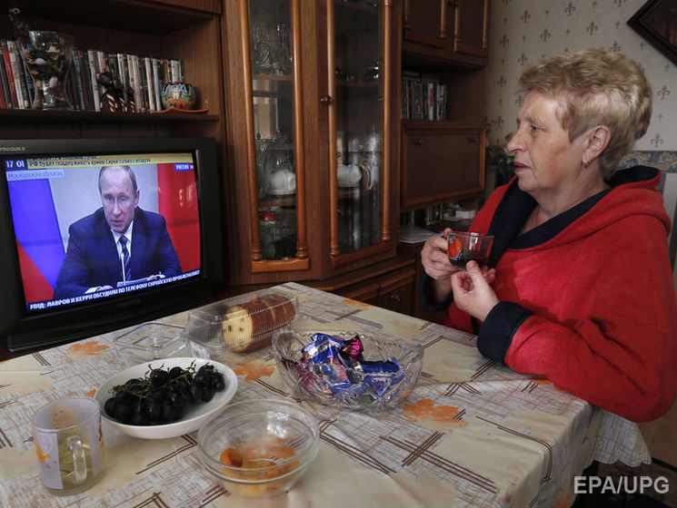 Менее 8% украинцев получают информацию о ситуации в Украине благодаря российским телеканалам &ndash; соцопрос