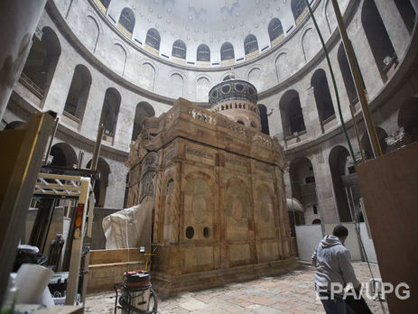 У Єрусалимі завершили реставрацію гробниці Христа