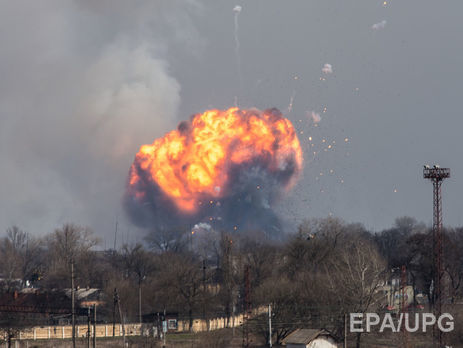 Район возгорания на складе боеприпасов в Балаклее расширился – Минобороны Украины