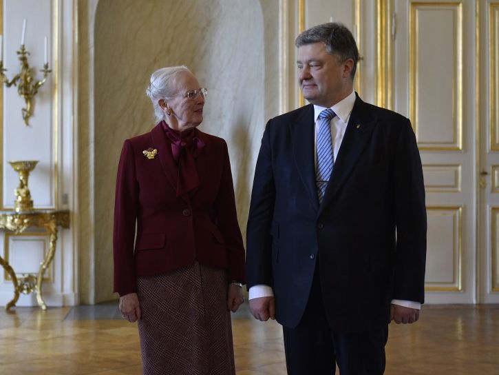 Королева Дании заверила Порошенко в поддержке Украины
