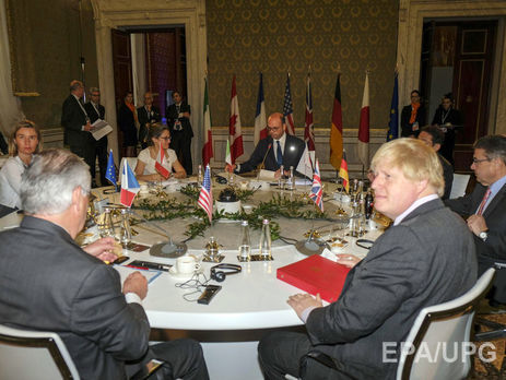 Главы МИД G7 упомянули Крым в итоговом документе встречи
