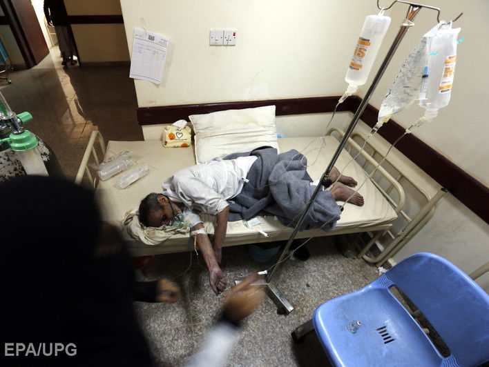 Количество заболевших холерой в Йемене составляет 200 тыс. человек