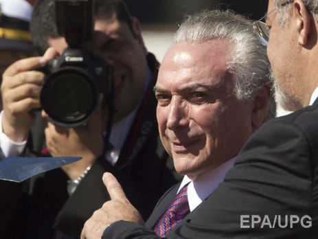 ﻿Президенту Бразилії висунули обвинувачення в корупції