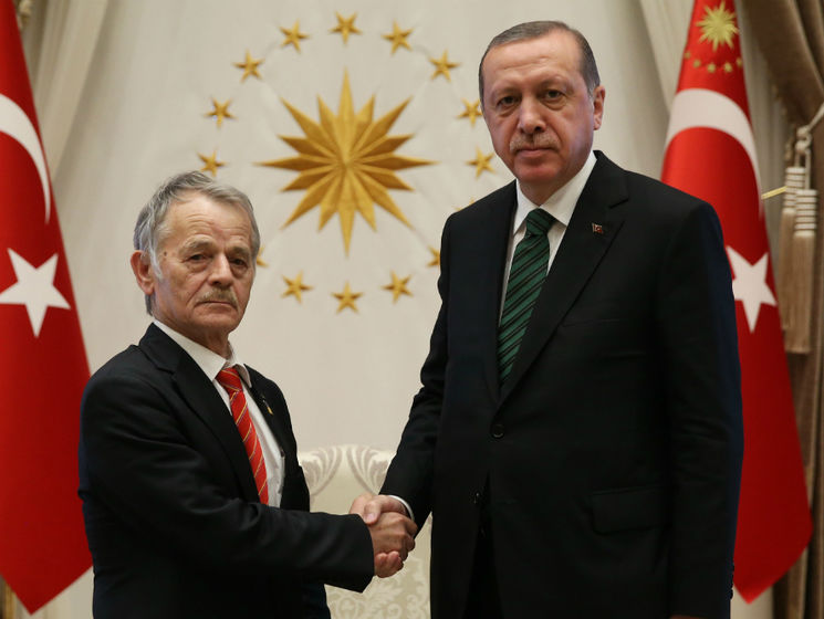 Джемилев в Анкаре обсудил с Эрдоганом преследования в оккупированном Крыму