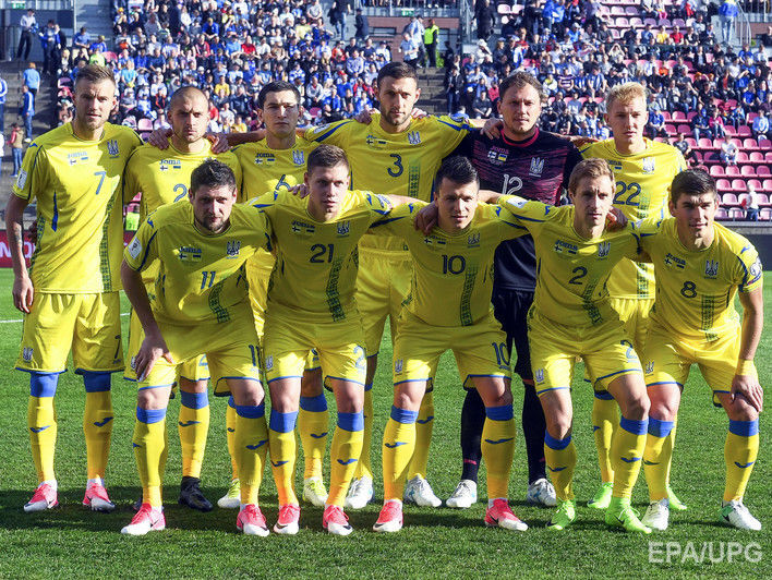 Футбольная сборная Украины поднялась на 25-е место в рейтинге ФИФА