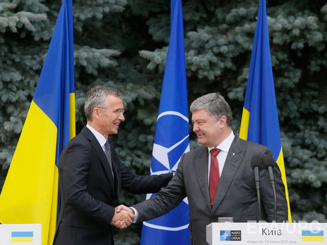 У Києві відбулося засідання комісії Україна НАТО за участю генсека Столтенберга і президента Порошенка