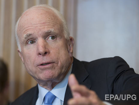 Маккейн призвал Сенат США принять жесткие санкции в отношении РФ и предоставить летальное оружие Украине