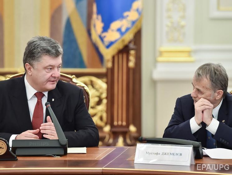 Порошенко планирует в сентябре направить в Раду законопроект о национальной автономии крымских татар – Меджлис