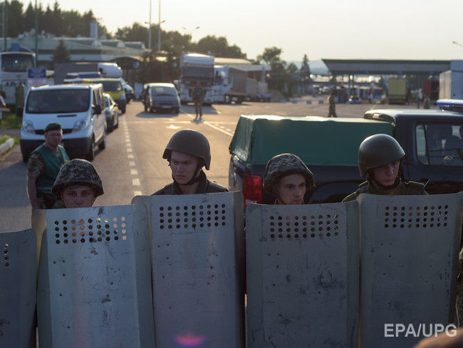 В связи с прорывом Саакашвили львовская полиция открыла производство по статье о незаконном пересечении границы
