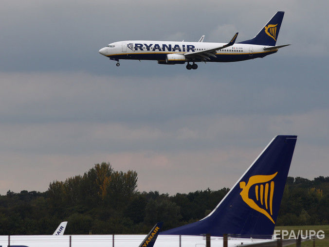 ﻿Ryanair продовжив період скасування рейсів на п'ять місяців