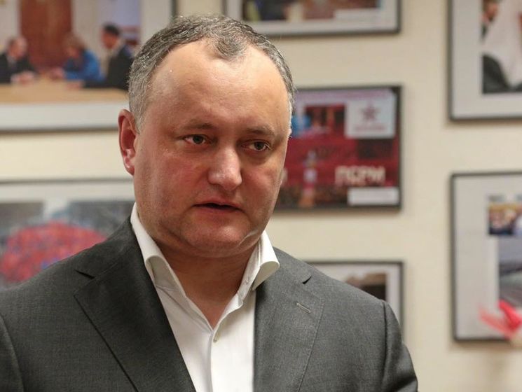 ﻿Додон заявив, що мандат президента Молдови дано йому Богом