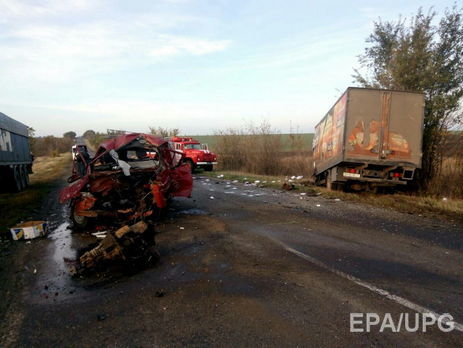 В Одесской области в столкновении трех грузовиков погиб человек