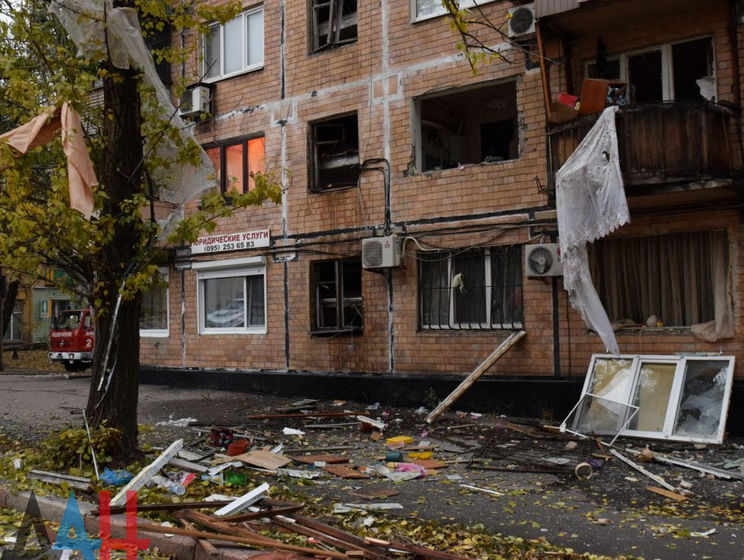 ﻿В окупованому Донецьку стався вибух у багатоповерхівці, постраждало п'ятеро людей, зокрема двоє дітей