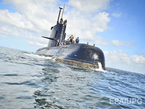 В ВМС Аргентины сообщили, что зафиксированный шум не исходил от пропавшей субмарины