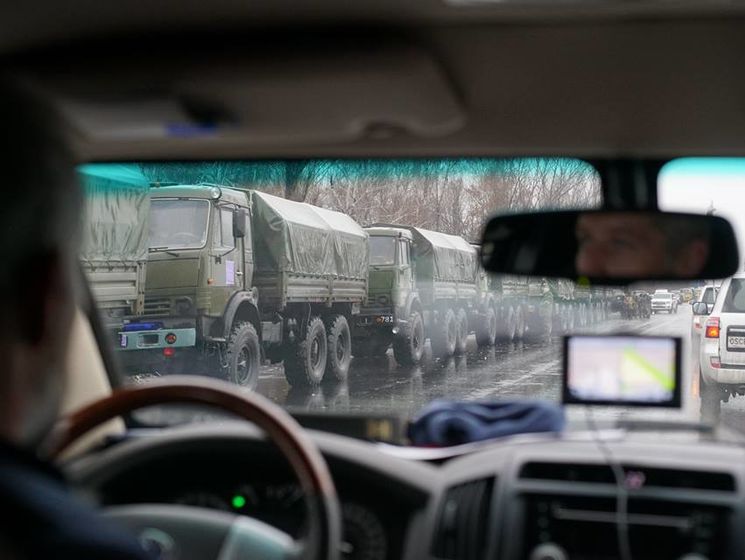 В Луганск со стороны Донецка вошла колонна из нескольких десятков "Уралов" с военными – СМИ