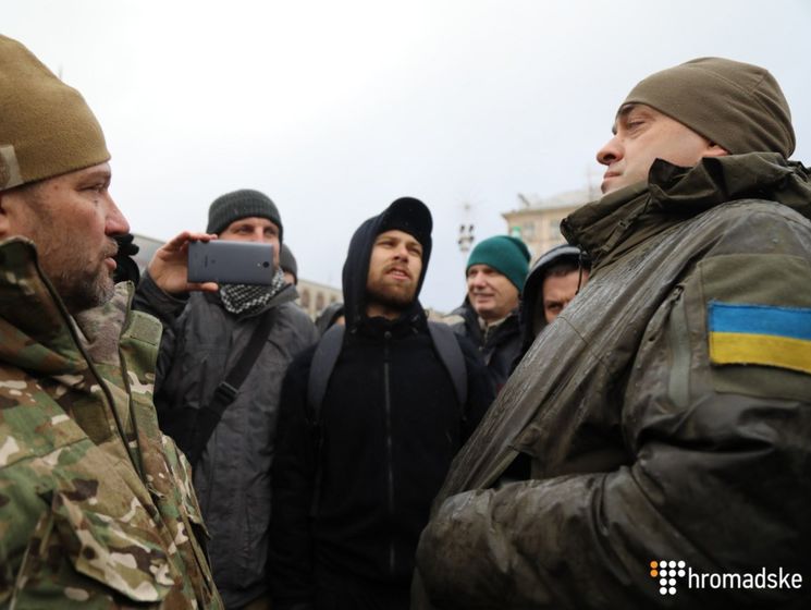 На акції "Кава на Хрещатику" стався конфлікт між Бірюковим і бійцями полку "Азов"