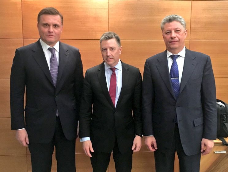 Волкер обсудил ситуацию на Донбассе с Левочкиным и Бойко