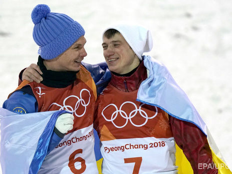 Олімпійський чемпіон із фристайлу, українець Олександр Абраменко та росіянин Ілля Буров