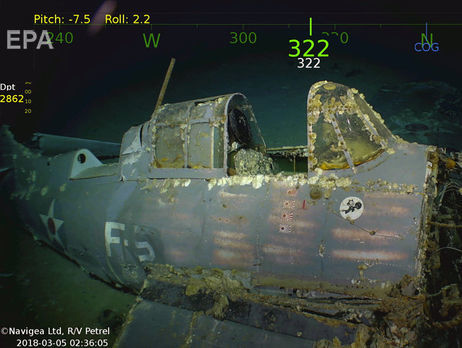 На дне Тихого океана нашли американский авианосец времен Второй мировой войны. Фоторепортаж