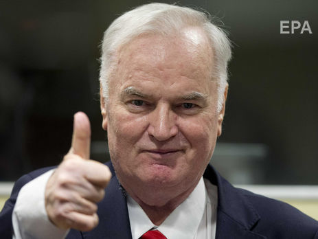 Младич подав апеляцію на рішення Гаазького трибуналу