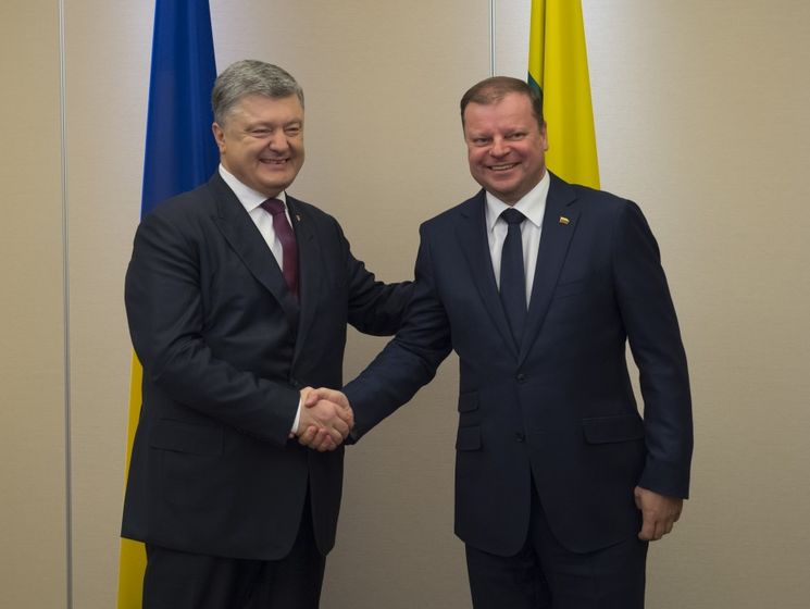 Порошенко и премьер Литвы обсудили противодействие строительству "Северного потока &ndash; 2"