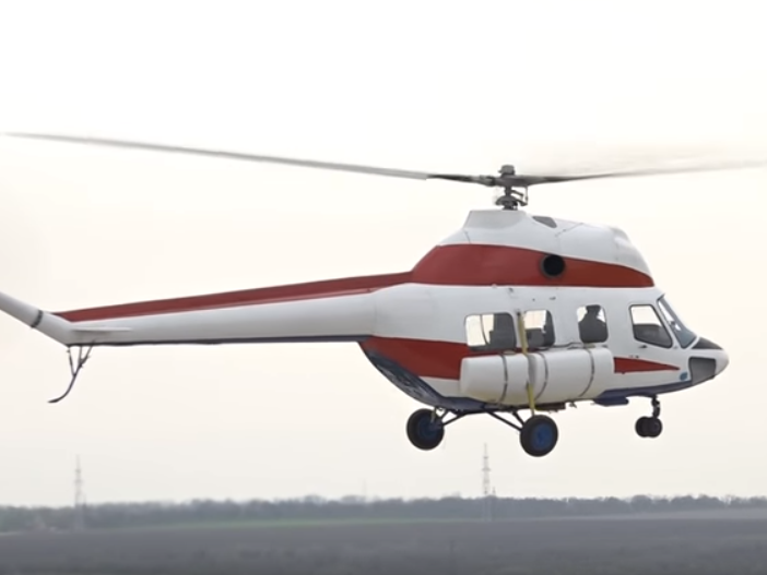 В Запорожье испытали новый украинский вертолет "Надія". Видео