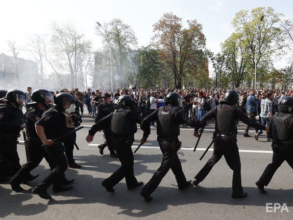 Количество задержанных на акциях протеста в России по состоянию на 17.00 превысило 1000 человек – "ОВД-Инфо"