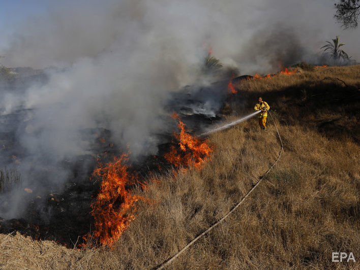 В Израиле горят сельхозугодья, подожженные воздушными змеями из сектора Газа