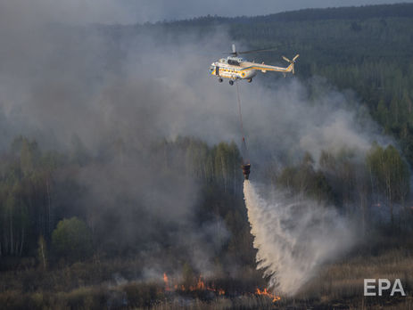 У Чорнобильській зоні горить ліс, у ЗМІ з'явився 