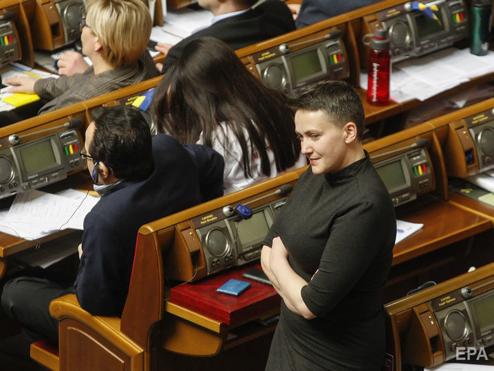 "Любым правовым способом". Савченко попросила Путина освободить украинских политзаключенных
