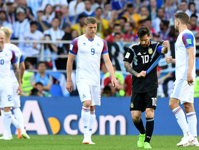 ﻿На чемпіонаті світу з футболу Аргентина не змогла обіграти Ісландію