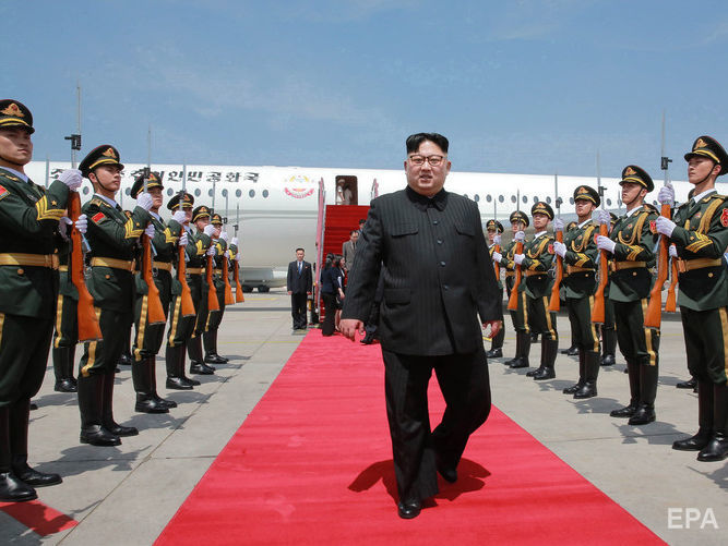﻿Ким Чен Ын третий раз с начала года прибыл в Китай