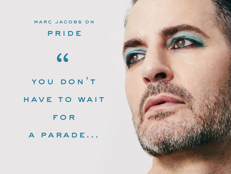 ﻿Марк Джейкобс із макіяжем на обличчі знявся в рекламі свого бренда