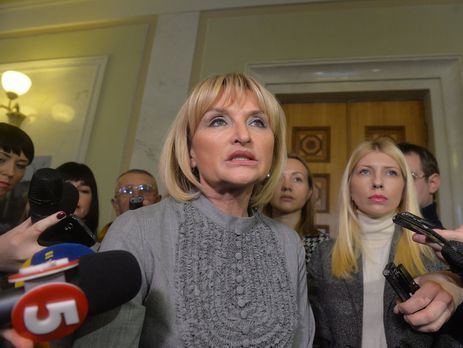 ﻿Ірина Луценко закликала ухвалити у першому читанні законопроект про зняття депутатської недоторканності до парламентських канікул