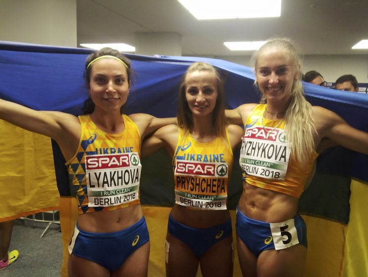 ﻿На чемпіонаті Європи українські легкоатлетки завоювали золоту, срібну та бронзову медалі