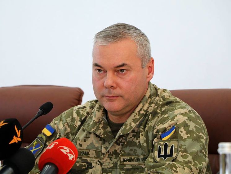 Наев сообщил, что с начала операции Объединенных сил украинские военные вернули под контроль 15 км² территорий