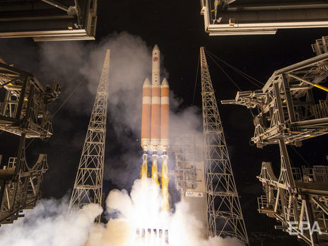 ﻿Запуск Delta IV показали з камери на корпусі надважкої ракети. Відео