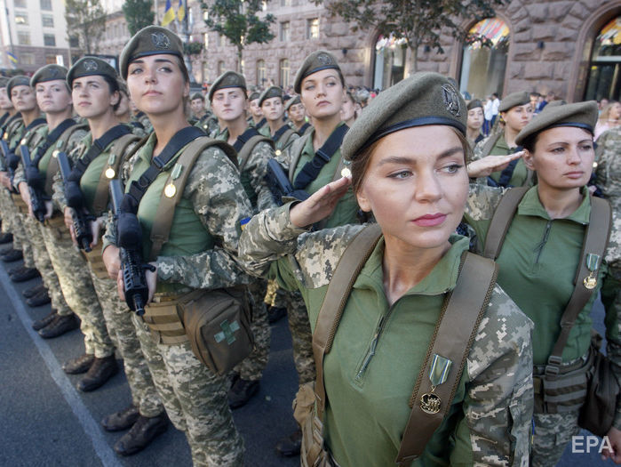 В Киеве проходит парад по случаю Дня Независимости Украины. Трансляция