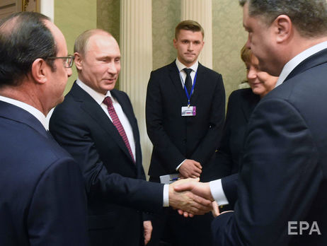 Песков заявил, что на переговорах в Минске не слышал от Путина слова 