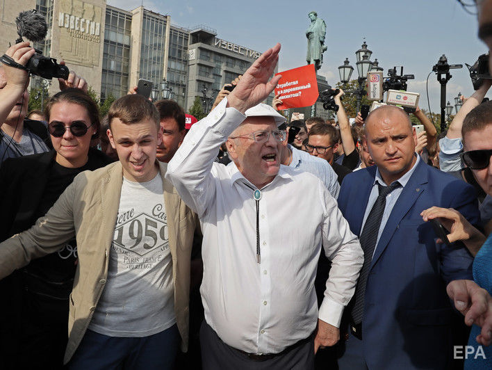 Гражданин Украины заявил, что Жириновский избил его на акции протеста в Москве – СМИ