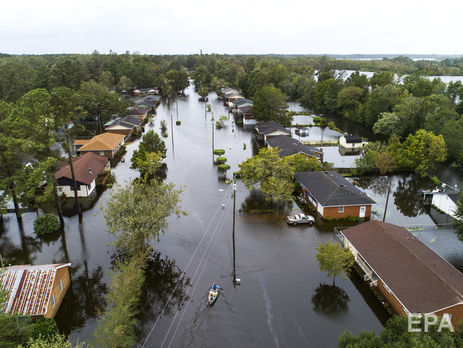 ﻿Кількість жертв урагану "Флоренс" у США зросла до 43