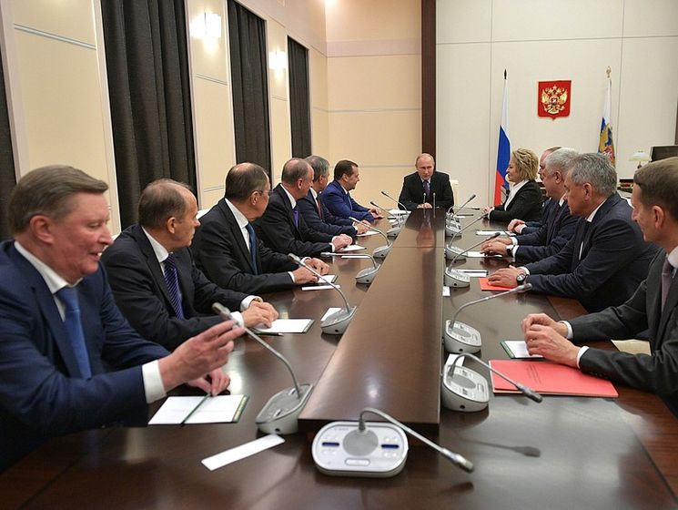 Путин обсудил положение РПЦ в Украине с Советом безопасности РФ